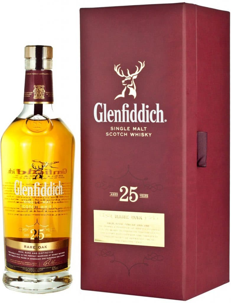 Glenfiddich 25 Years Old Rare Oak