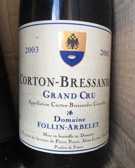 Domaine Follin-Arbelet Corton-Bressandes